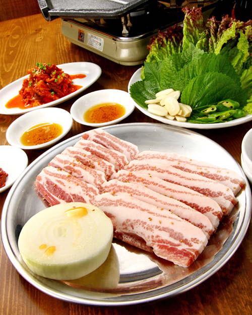 韓国食堂 チャン4岩手やまと豚のサムギョプサルＡ